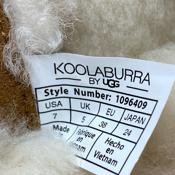 Koolaburra X UGG Women’s Kinslei Brown Suede Winter Boots Size US 7 - Picture 11 of 11